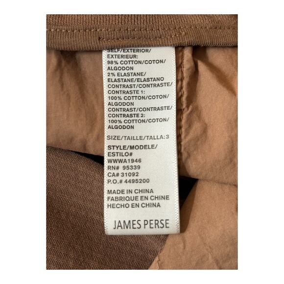 Standard James Perse Jumbo Cord Relaxed Fit Chino pants brown size 3 (Large L) - Picture 7 of 10